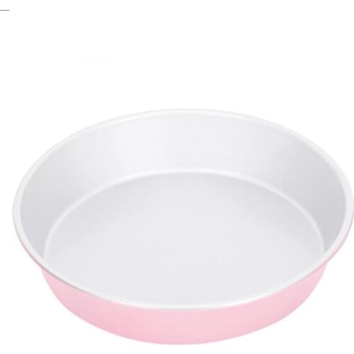 2021 Fashion 9 Inch Round Mold Pink Lady Pizza Pans Easy To Clean Cake Pan
