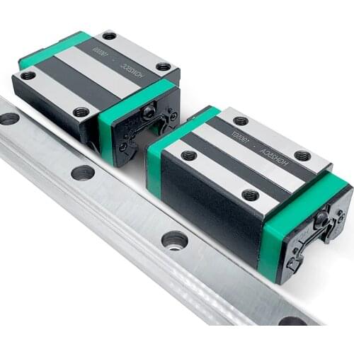 Free shipping linear rail 1PC HGR15 Linear guide + 2PC HGH15CA or HGW15CC Block L 300 400 500 600 700 800 - 1200 mm for CNC