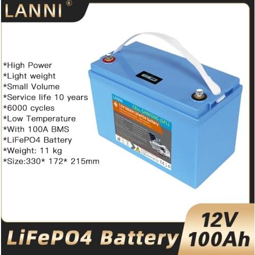Solar Battery Lithium Ion 12V Custom Rechargeable Lithium Ion Battery Pack 12V 60ah Lithium Iron Phosphate