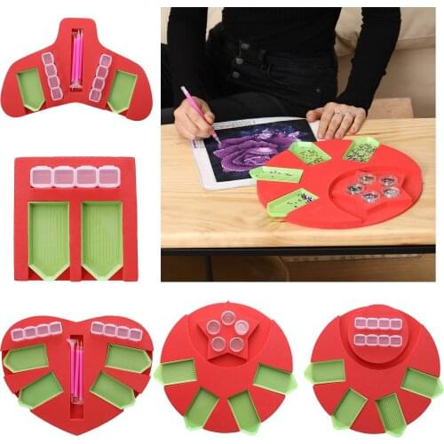 Diamond Painting Tray Organizer Holder Accessories Plastic Tray Frame Drill Pen