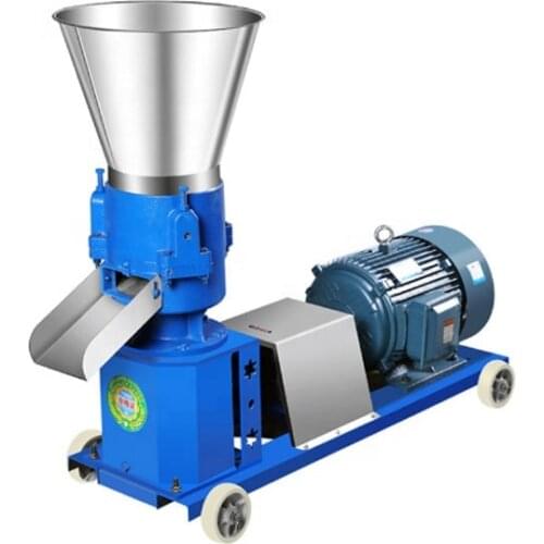 Fish feed making machine poultry feed wood pellet machine mill pigs rabbits chickens ducks fodder feed processing machines