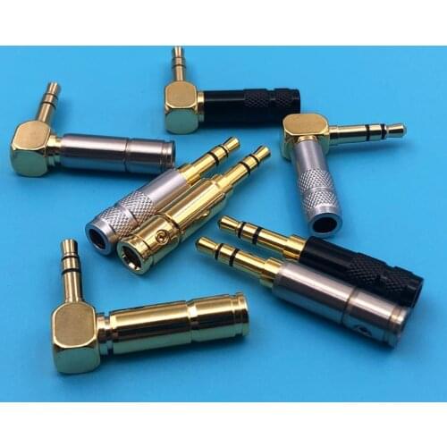 Mini DIP plug/curved plug 3.5mm gold-plated plug