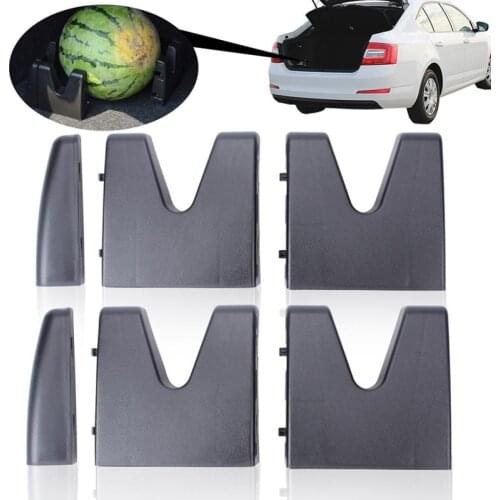 Multifunctional Black ABS Car Rear Trunk Organize Storage Fixed Blocks Cargo Luggage Universal Baffle Cargo Arrangement