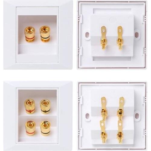 Wall Socket Audio Video Panel Speaker Junction Box Power Outlet