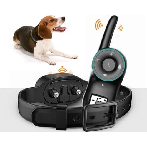 Dog Shock Collar with Remote for Small Large Dogs Training Clicker Sound, Vibration & Shock Rechargeable Electric Collar