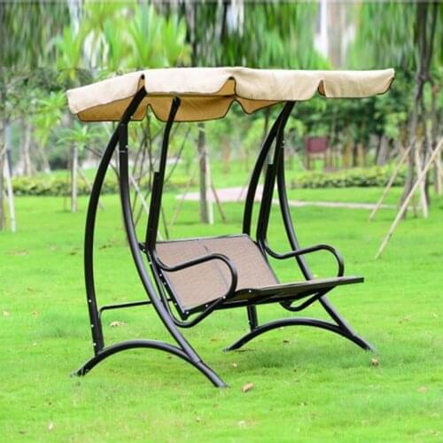 Outdoor 2Person Canopy Swing Chair Patio Hammock Seat Yard Porch Furniture Steel