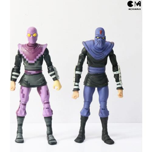 Teenage Mutant Ninjs Turtlees Shredder Krang Big Foot Soldiers Joints Movable Action Figure Model Ornament Toys