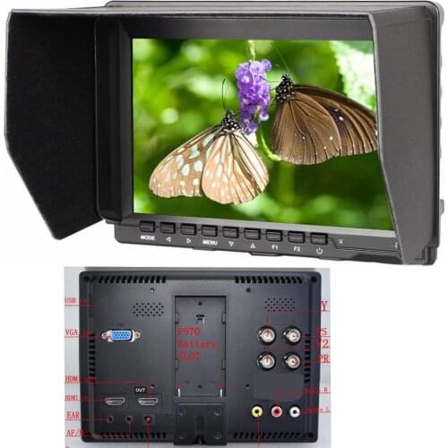 Direct Selling 7" Ips On Camera 5d Mark Iii 5d2 6d 7d 60d 70d 700d 650d Dslr Cameras Aviation Filming Full Hd Lcd Monitor
