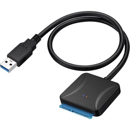 SATA To USB 3.0 Fast Transmission Easy To Use Hard Disk HDD Drive Convert Cable Portable with EU US UK AU Power Adapter