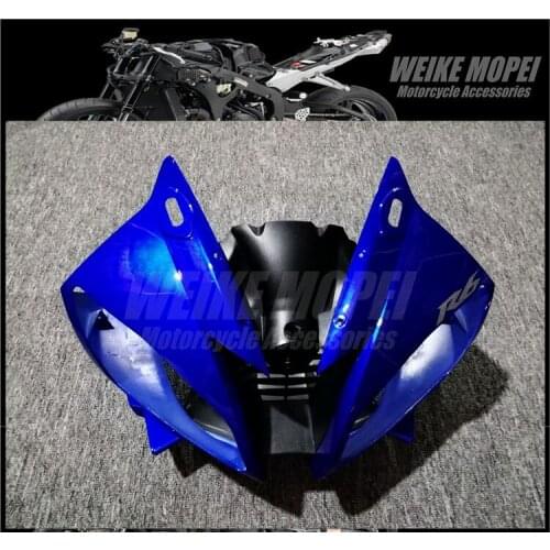 Blue Front Upper Fairing Headlight Cowl Nose Panlel Fit For YAMAHA YZF600 06 07 R6 2006 2007