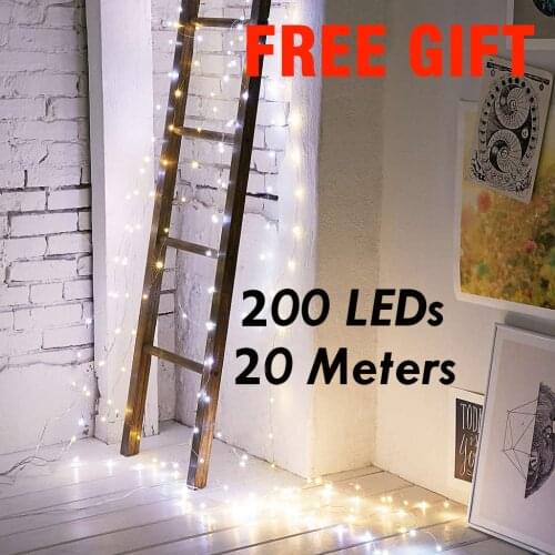 20M 200LEDs USB Battery Outdoor LED String lights Holiday New Year Fairy Garland For Christmas Tree Wedding Party Decoration