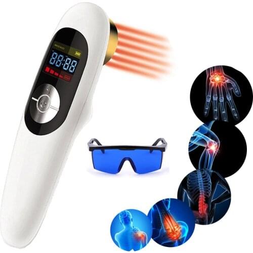 650nm+808nm LLLT Pain Relief Cold Laser Therapy Device Physiotherapy Back Pain Treat Knee Arthritis Joint Treatment