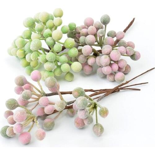 1Bouquet 10cm Artificial Flowers Eco-friendly Plastic Fake Real Touch Flowers Fake Plants Bouquet Flower for Office