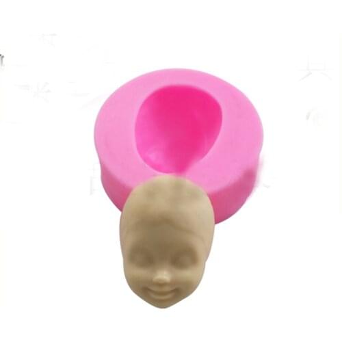 Silicone Mold 3D Cute Baby Face Cooking Tools Fondant Cake Decorating Tools Cake Chocolate Candy Jelly Baking Mold Tool