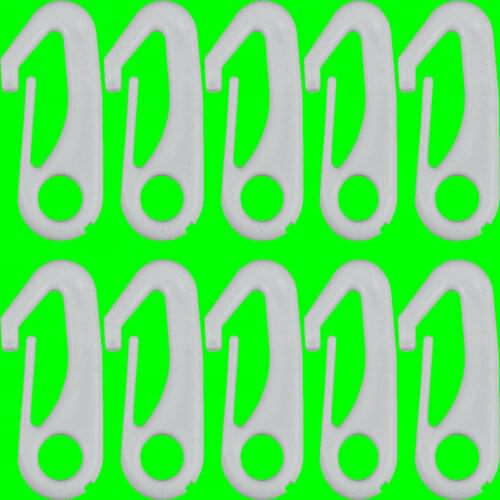 10 Pcs Nylon Flag Pole Clip Flag Snaps Hook Flag Pole Attachment