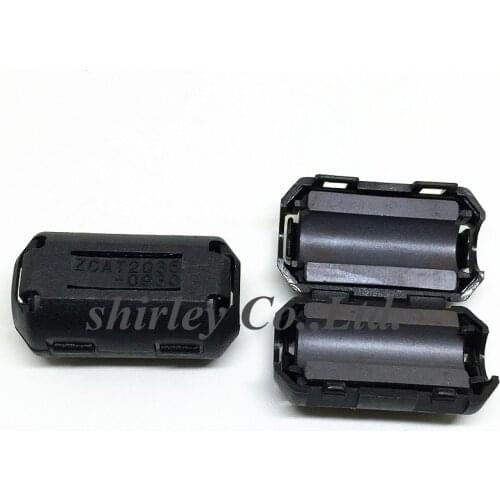 10pcs new EMI TDK 9mm Clip-on RFI Filter Snap Around Ferrite FOR AUDIO VIDEO Cable D25 free shipping