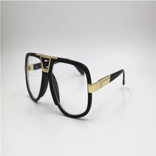 2020 New Fashion Men Metal Frame Square Punk Style Gradient Sunglasses Vintage Brand Design Women Clear Lens Sun Glasses