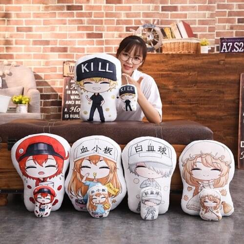 Anime Cells at Work plush toy work cell figure doll cosplay 18/45cm girl soft short plush pillow bag pendant