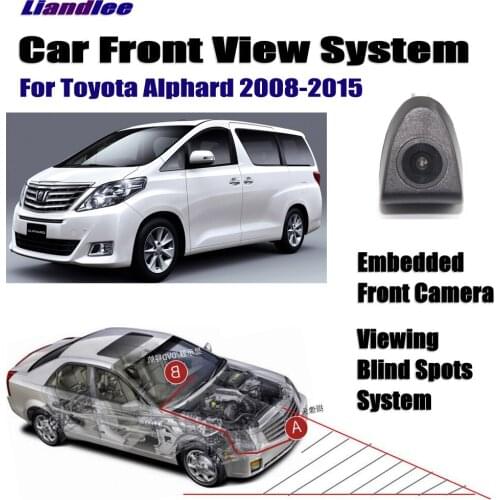 Car Front LOGO Grill Camera For Toyota Alphard 2008-2015 2009 2010 2011 Not Reverse Rearview Parking CAM Wide Angle