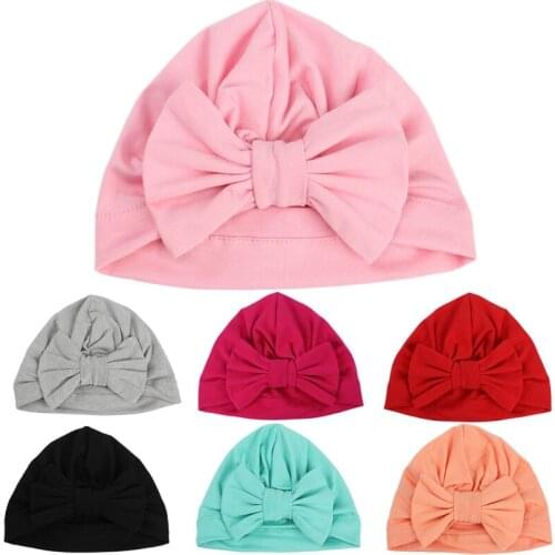 Baby Hat Infant Knitted Girl Boy CapComfy Bowknot Cap Winter Warm Toddler Beanie Cap 16