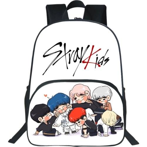 Stray Kids Backpack Boy Girl School Bags Teen Travel Bag Korean Star Singer Students Casual Rucksack Kids Back To School Gift
