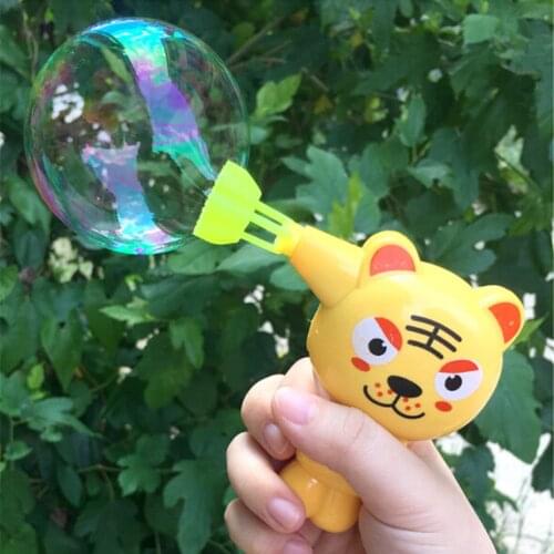 Kids Soap Water Bubble Gun Cartoon Animal Model Bubble Blower Machine Toy Water Gun Gift For Kids Children New Sale