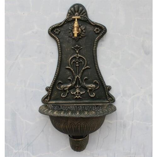 European-style palace aristocratic cast iron sink/courtyard wash basin/home furnishings decorative wall decoration crafts