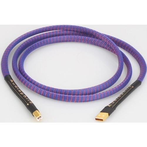 Hifi A53+DW27 Hi-End Copper USB audio cable data USB cable DAC USB cable A-B usb cable