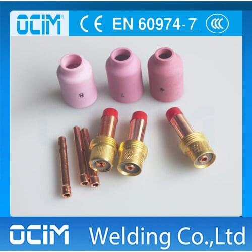 9pcs Tig Collet Body Collets Gas Lens Kit Fit For TIG Welding Torch PTA DB SR WP 17 18 26