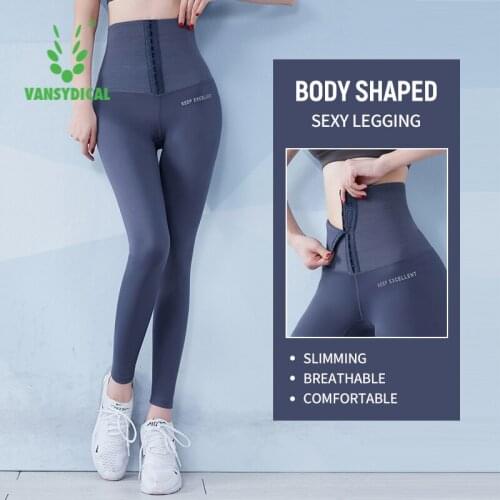 Compression Yoga Pant Women Slimming Girdle Gym Legging Solid Fitness Training Running Tights Workout Seamless Sport Trouser