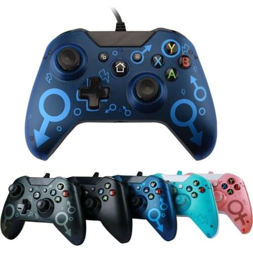 USB Wired Controller Controle for MicrosoftXbox One Gamepad for XboxOne PC Windows 7/8/10 Video Game Joystick and Dual Vibration