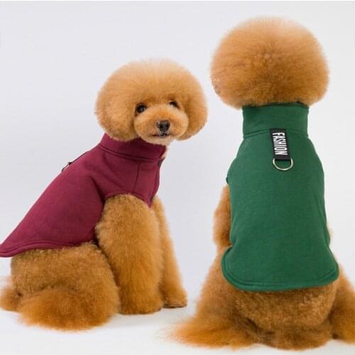 Pet Dog Coat Autumn Fashion Clothes Retro Design Cozy Winter Dog Pet Jacket Vest Warm Outfit Pet Clothe for Dogs 3 Colors 5 Size
