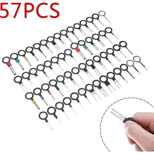New Arrivals 57pcs Set Pin Ejector Wire Kit Extractor Auto Terminal Removal Connector Kit Repair Hand Tools
