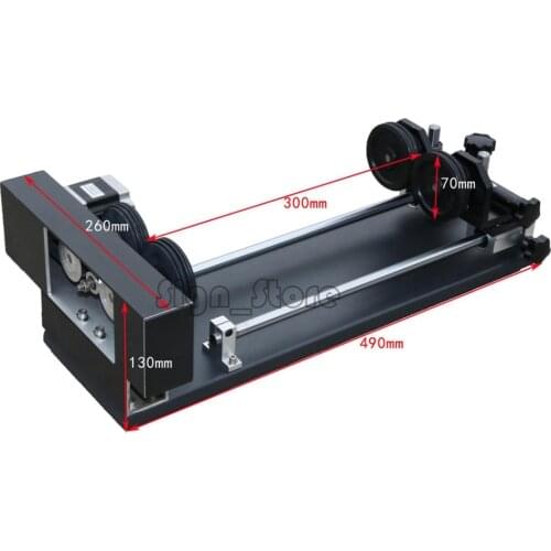 New Pro DIY Co2 Parts Laser CNC Router Engraving Cutting machine Rotary Axis Cylinder Round Cup Bamboo 3040 3050 6040 6090