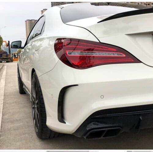 NEW-Rear Bumper Spoiler Air Vent Cover for Benz Cla W117 Cla45 Amg 2013-2018
