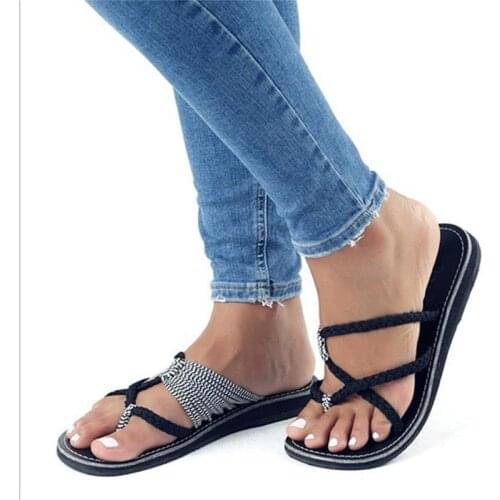 Slippers women 2021 new thick-soled casual outdoor beach shoes woman solid color outdoor fashion sandals women zapatos mujer