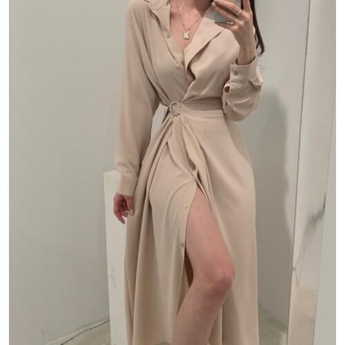 SHIJIA 2021 Chic Elegance Single-breasted Dress Woman Slim High Waist Sashes Strawberry Dresses Female Korean Vestidos Summer