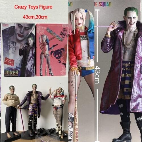 Crazy Toys Figure Joker Quinn Action Figure 1/6 1/4 Team Of Prototyping Model Toy Gift