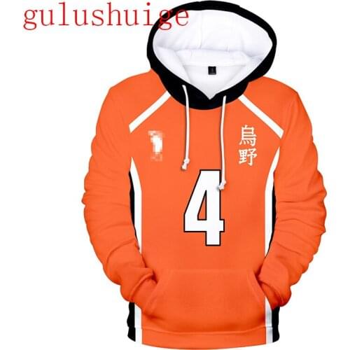 Anime Haikyuu Hoodie Sweatshirt Cosplay Hoody Hinata Shouyou Hooded Hoodies Volleyball Uniform Oikawa Tooru Pullover Tops 3d
