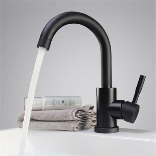 Vidric Vidric Black white 304 stainless steel polished bathroom basin mixer dual sink rotatable basin faucet mixer Torneira Banh