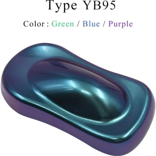 YB95 Chameleon Pigments Acrylic Paint Powder Coating Chameleon Dye for Cars Arts Crafts Nails Decoration Painting Supplies 10g