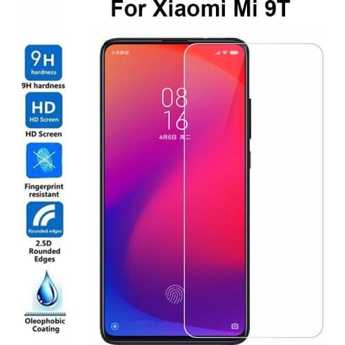 9H Tempered Glass For Xiaomi Mi 9T Glass Film LCD Screen Protector Transparent Phone Film for Xiaomi Mi 9T Mi9T Glass Protector