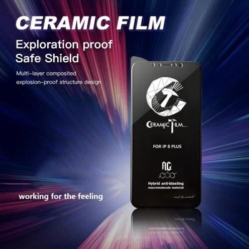 10PCS 9H Full Glue Ceramic Film for iPhone 11 pro max Xr X Xs max PMMA Screen Protector for iPhone 6s 6 7 8 Plus Ceramics Film