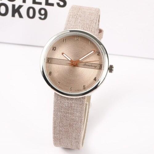 Women Watch Simple Khaki Leather Quartz Watch Women Men Watches Lovers Unisex Casual Ladies Wrist Watch Clock Relogio Feminino