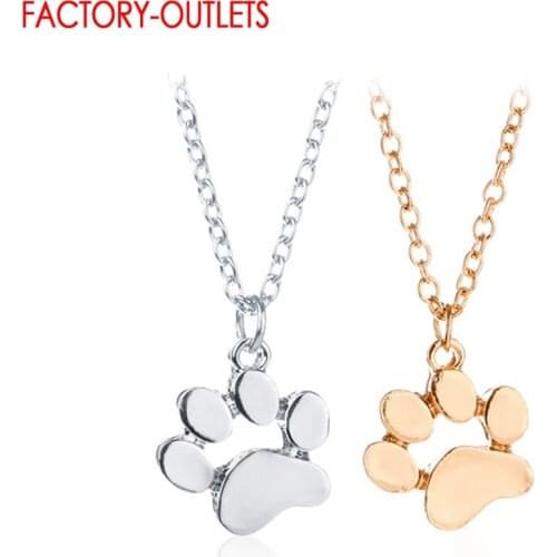 Hot Sale Real 925 Sterling Silver Pendant Necklaces Bear Claw Charm Necklace For Women Wedding Engagement Dating Drop Shipping