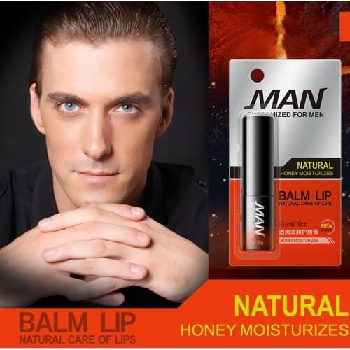 1pcs Men Lip Care Lip Balm Moisturizing Long Lasting Lip Balm Anti-chapped Moist Lip Cream