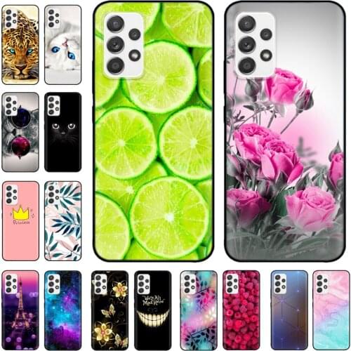 Phone Case For Samsung Galaxy A72 A32 A52 Case Cute Soft Silicone TPU Back Case For Samsung A32 A52 A72 4G 5G Cases Bumper Funda