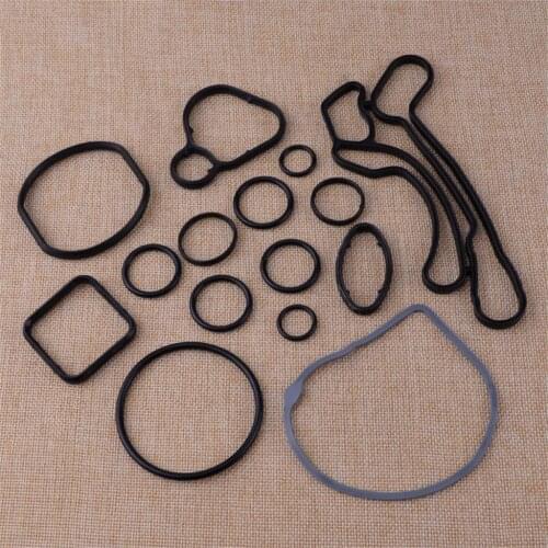 CITALL Car Engine Oil Cooler Gasket Seal Full Suit 55571687 55353322 55355603 For Chevrolet Pontiac Aveo Cruze Sonic aturn Astra