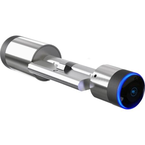 RFID Card Smart Home Door Lock Password Unlocking Wifi Remote Cylinder With Gateway