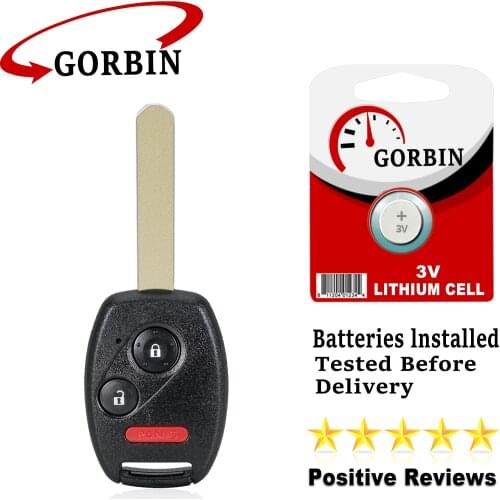 GORBIN 2+1 3 Buttons CWTWB1U545 Smart Car Key for Honda Pilot 2005- 2008 Car Remote Key Fob 433Mhz ID46 Chip